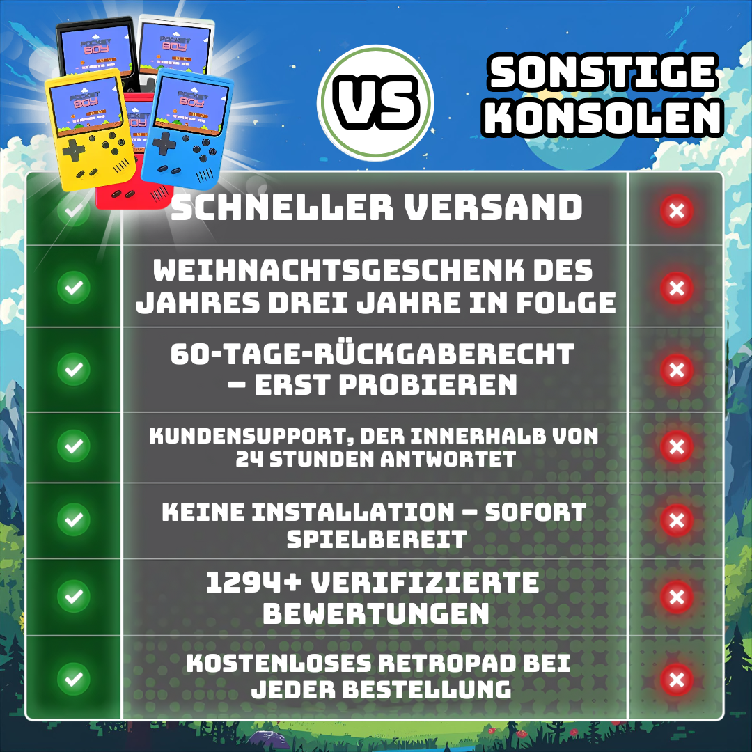 Comparision pocketboy